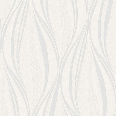 Tango White and Silver Wallpaper