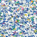 Brian Eno Flower Mask Blue Wallpaper