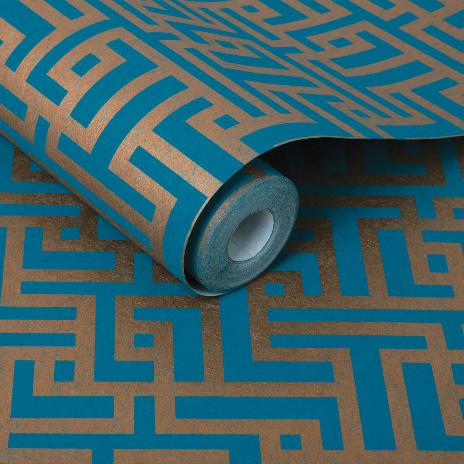 Zen Teal Wallpaper