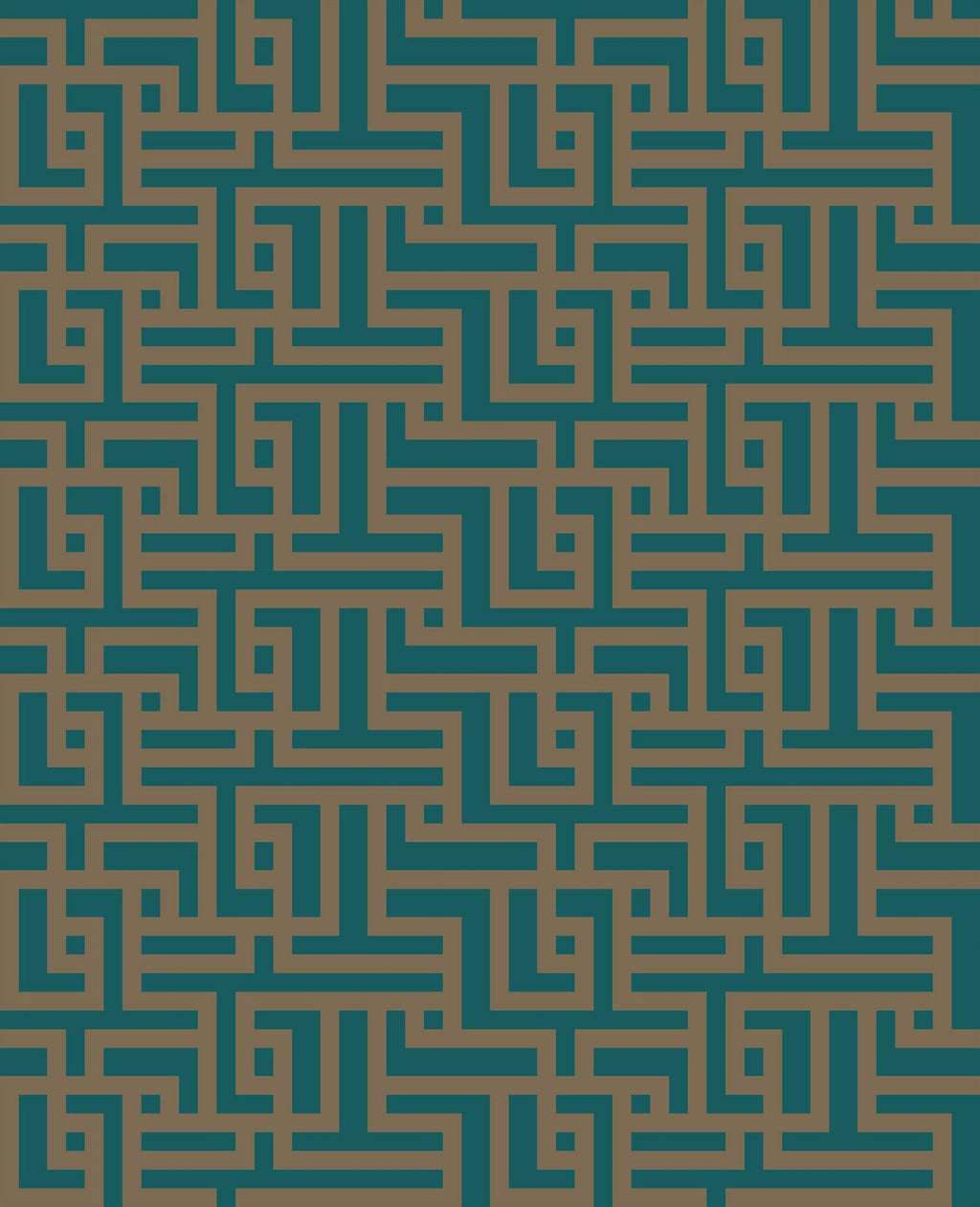 Zen Teal Wallpaper