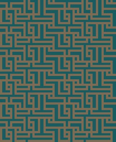 Zen Teal Wallpaper