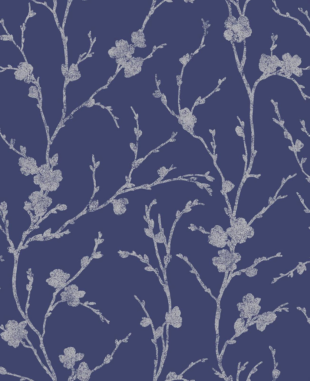 Meiying Cobalt Wallpaper