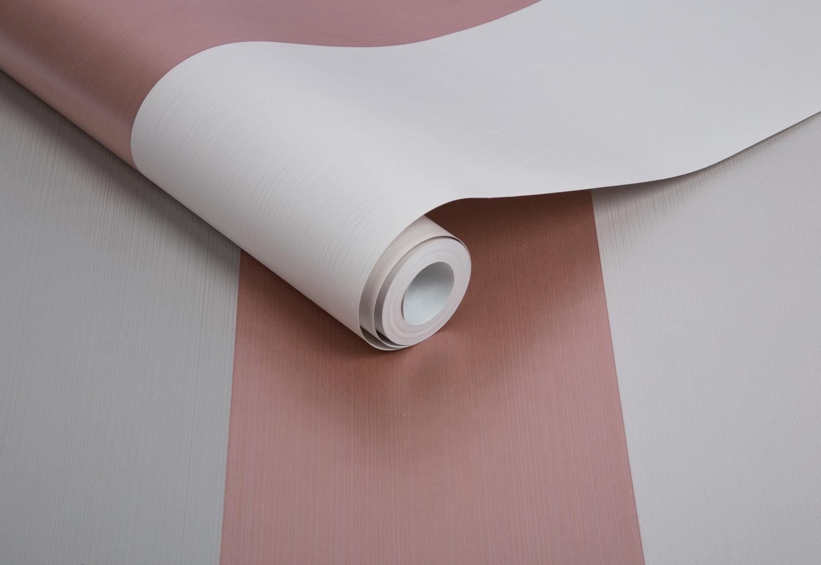 Figaro Rose Gold & Mink Wallpaper