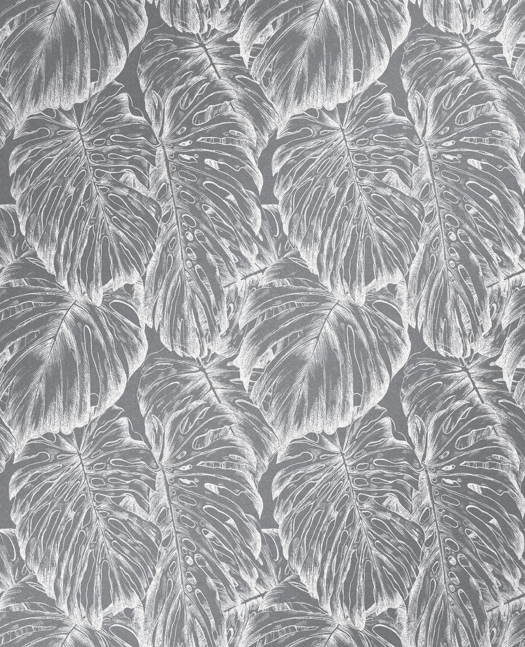 Tropical Pewter Wallpaper