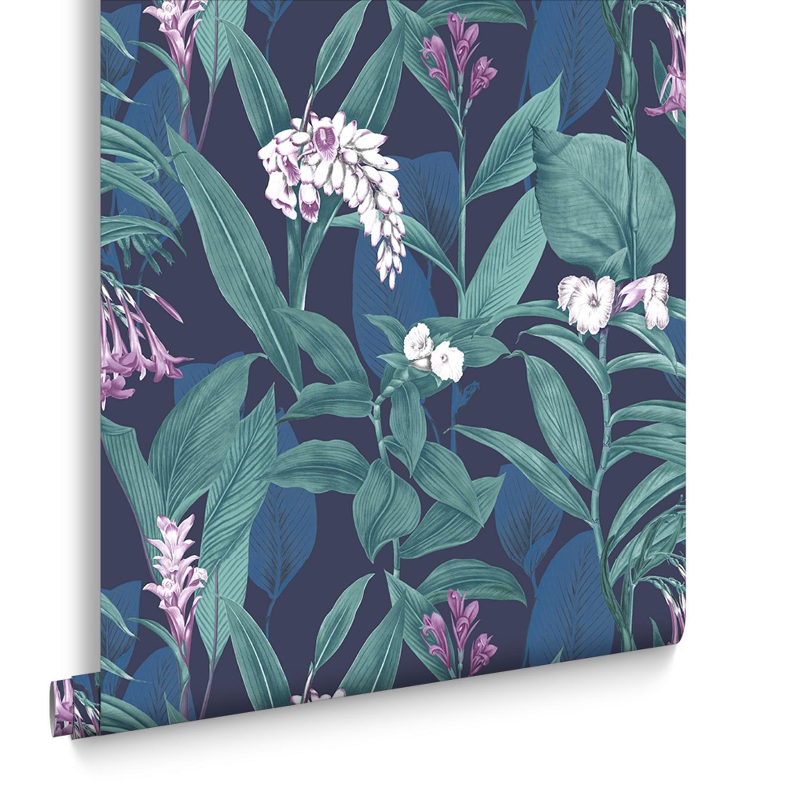 Botanical Midnight Wallpaper