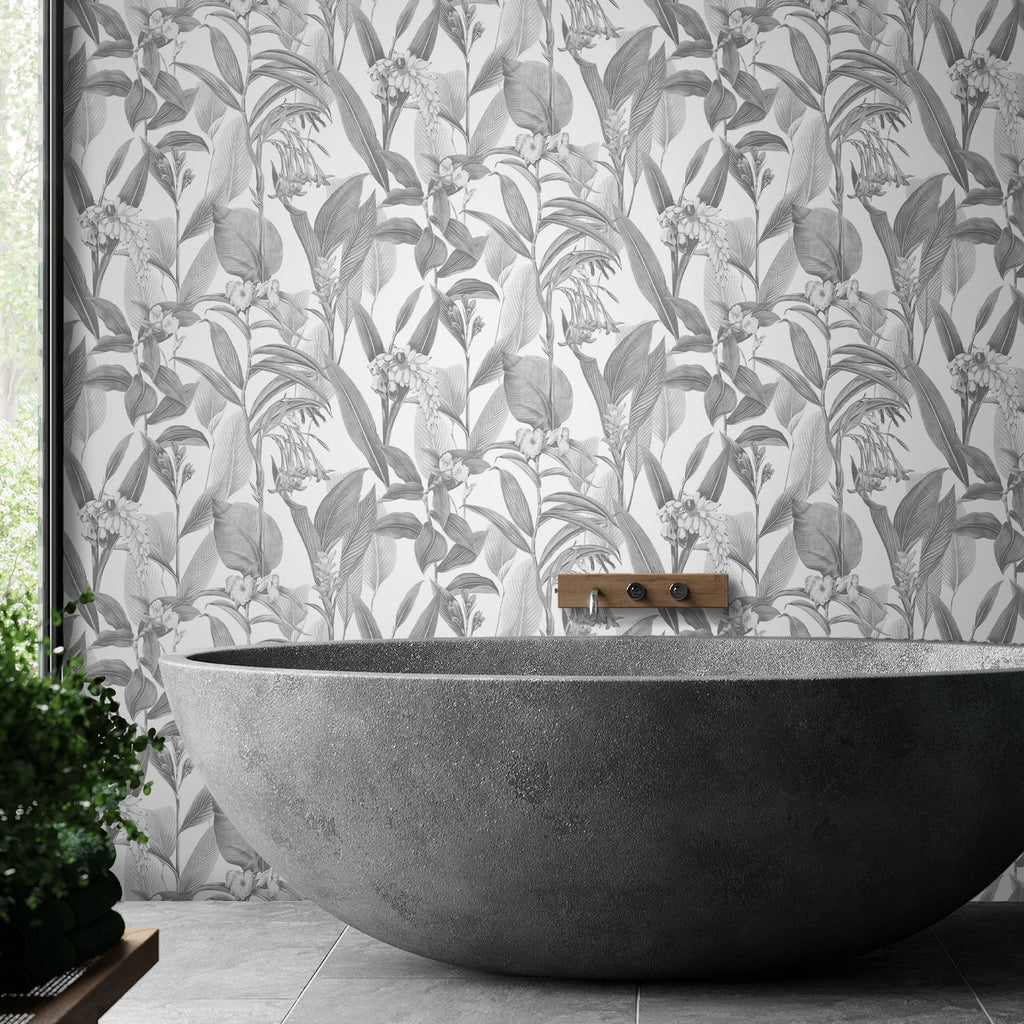 Botanical Shadow Wallpaper