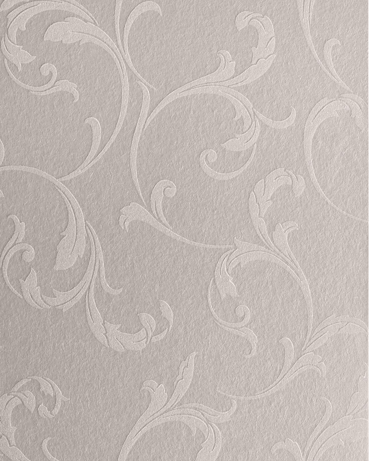 Baroque Bead Platinum Wallpaper