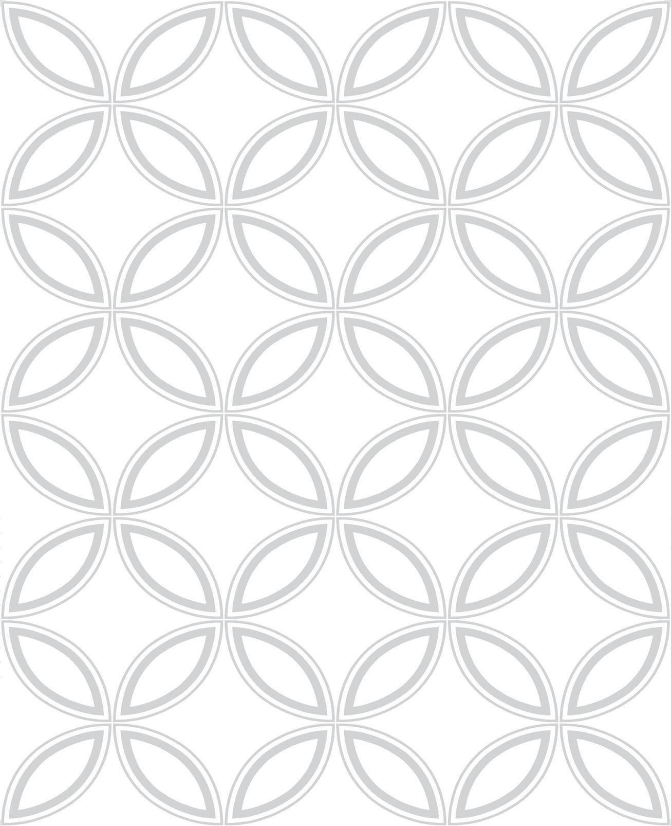 Eternity White and Silver Wallpaper