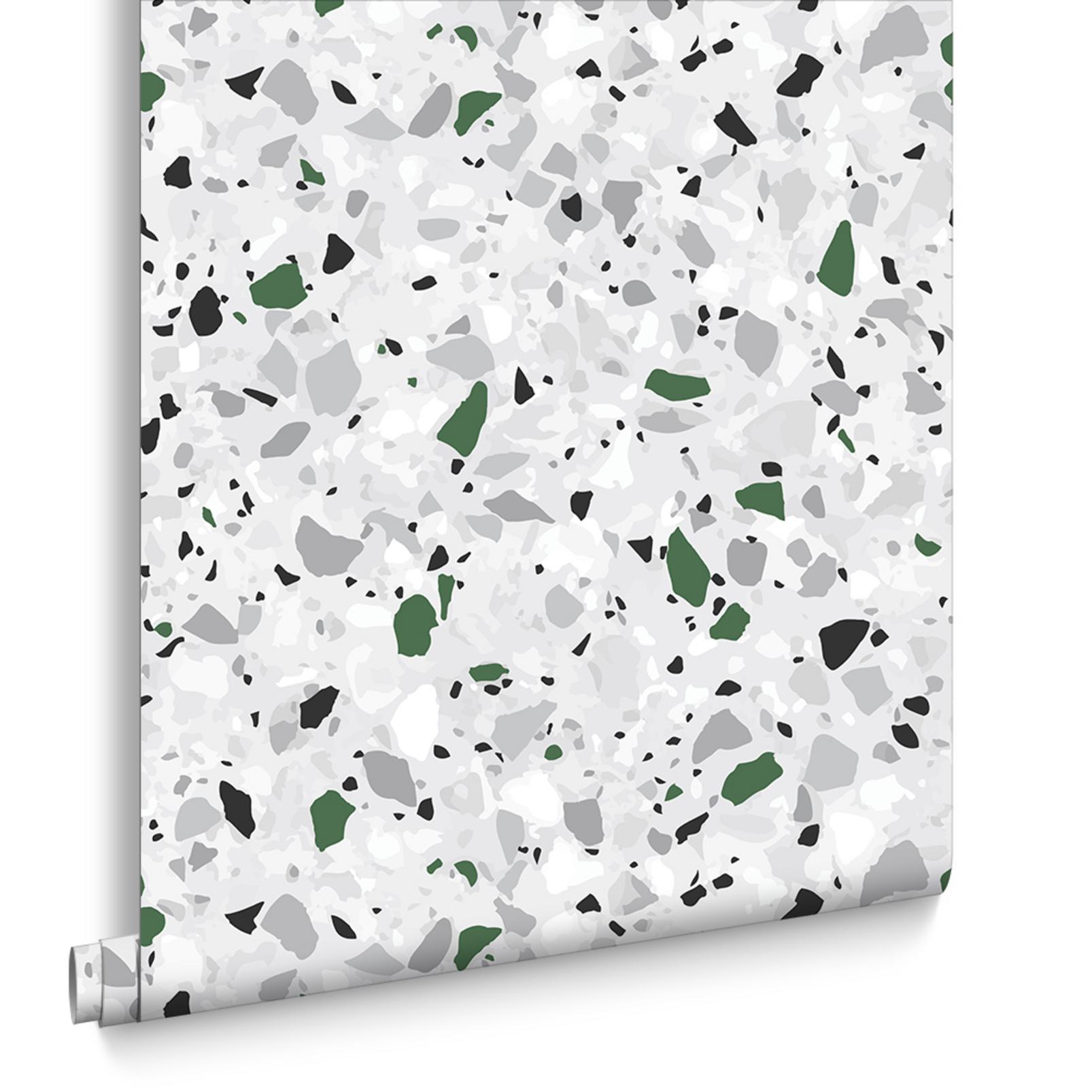 Terrazzo Green Wallpaper