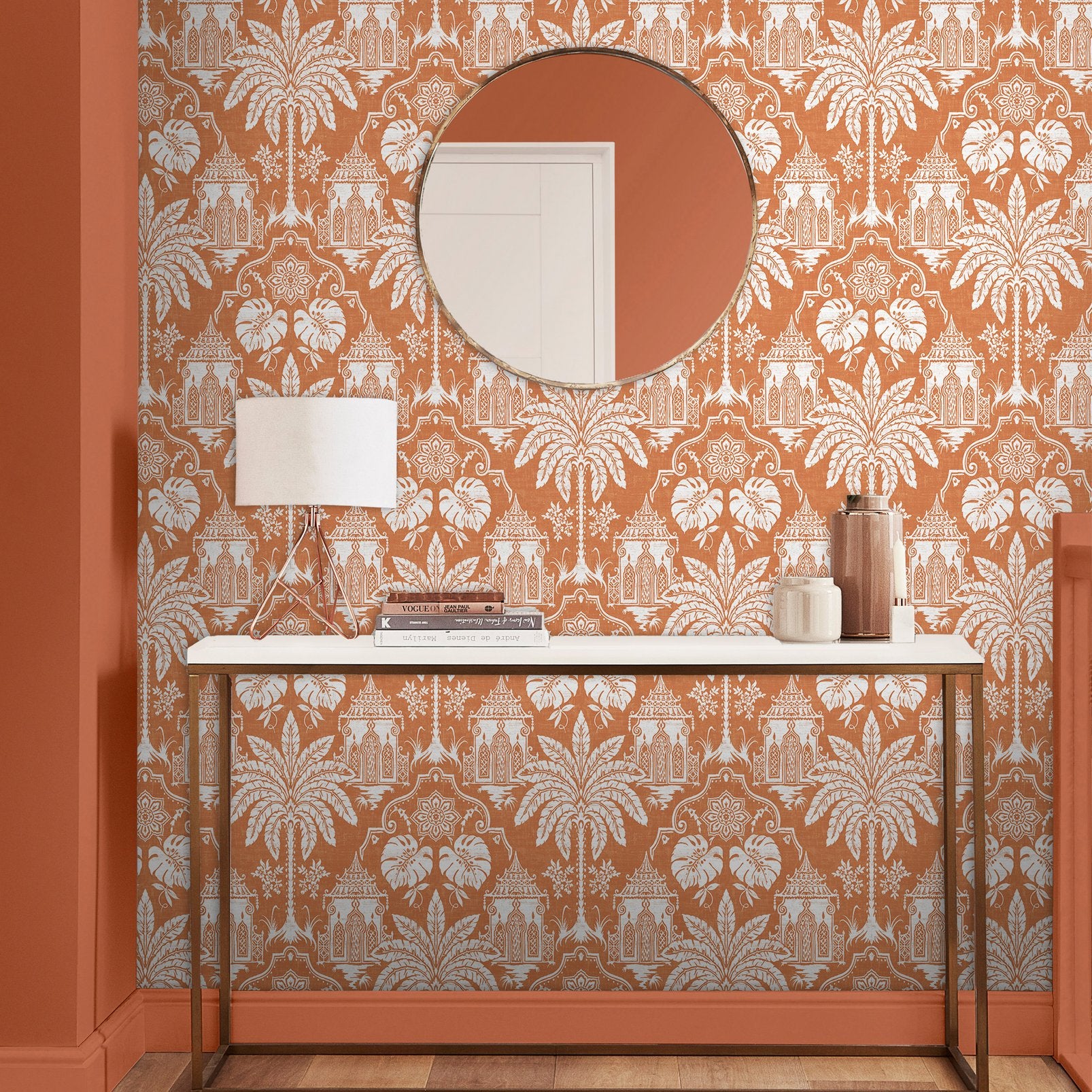 Imperial Orange Wallpaper