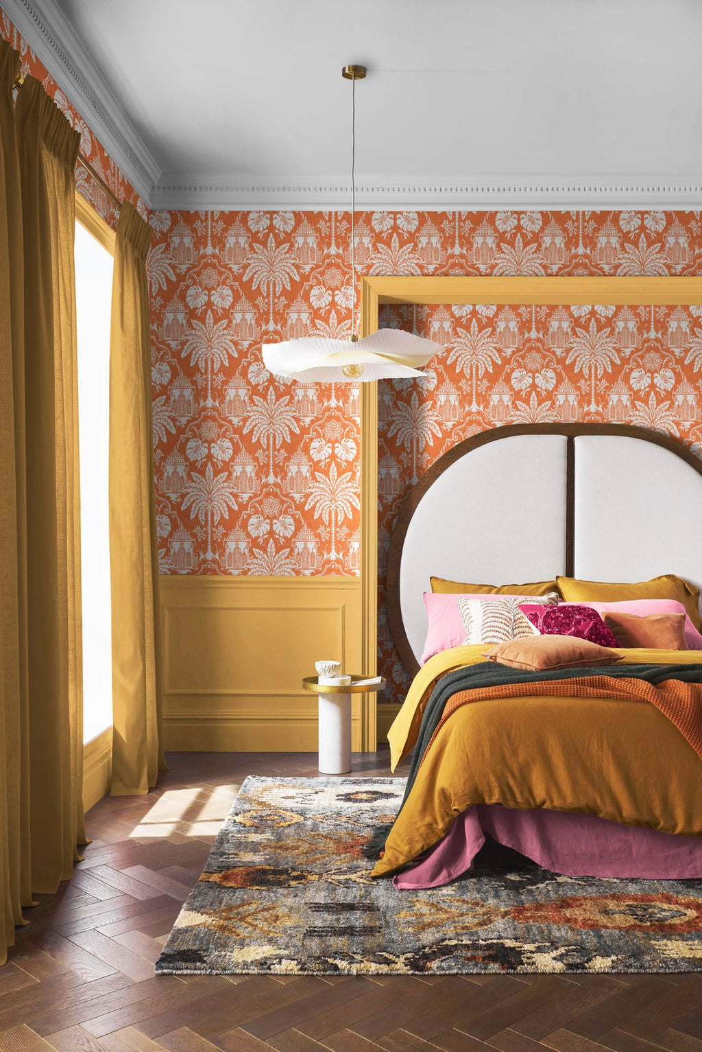 Imperial Orange Wallpaper