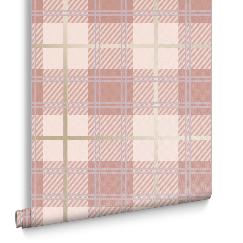 Tartan Pink Wallpaper
