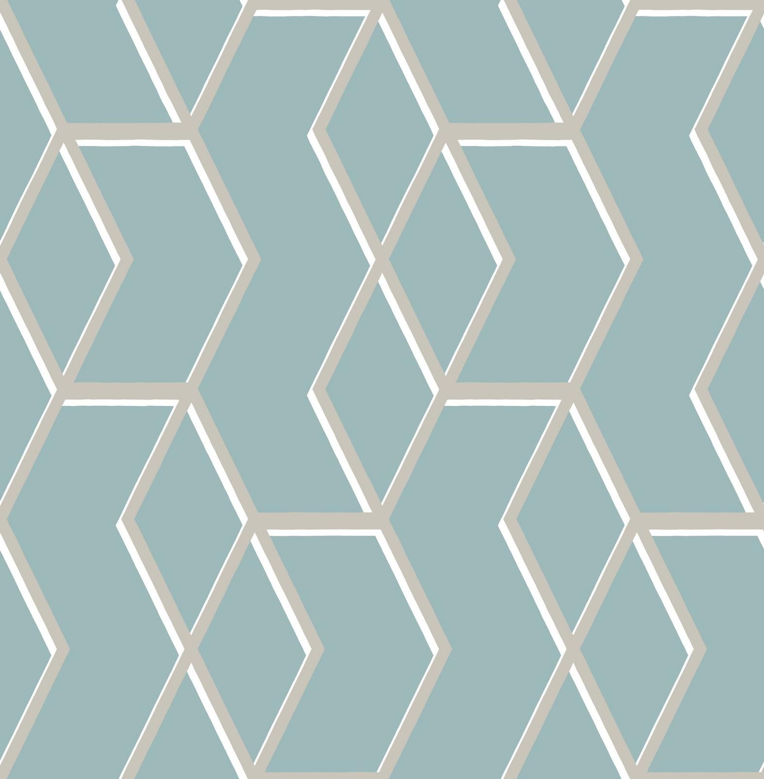 Archetype Mint & White Gold Wallpaper