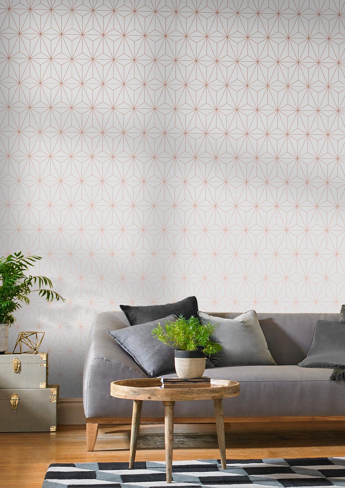 Prism Rose Gold Wallpaper