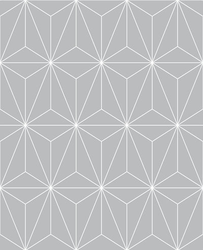 Prism Silver Wallpaper