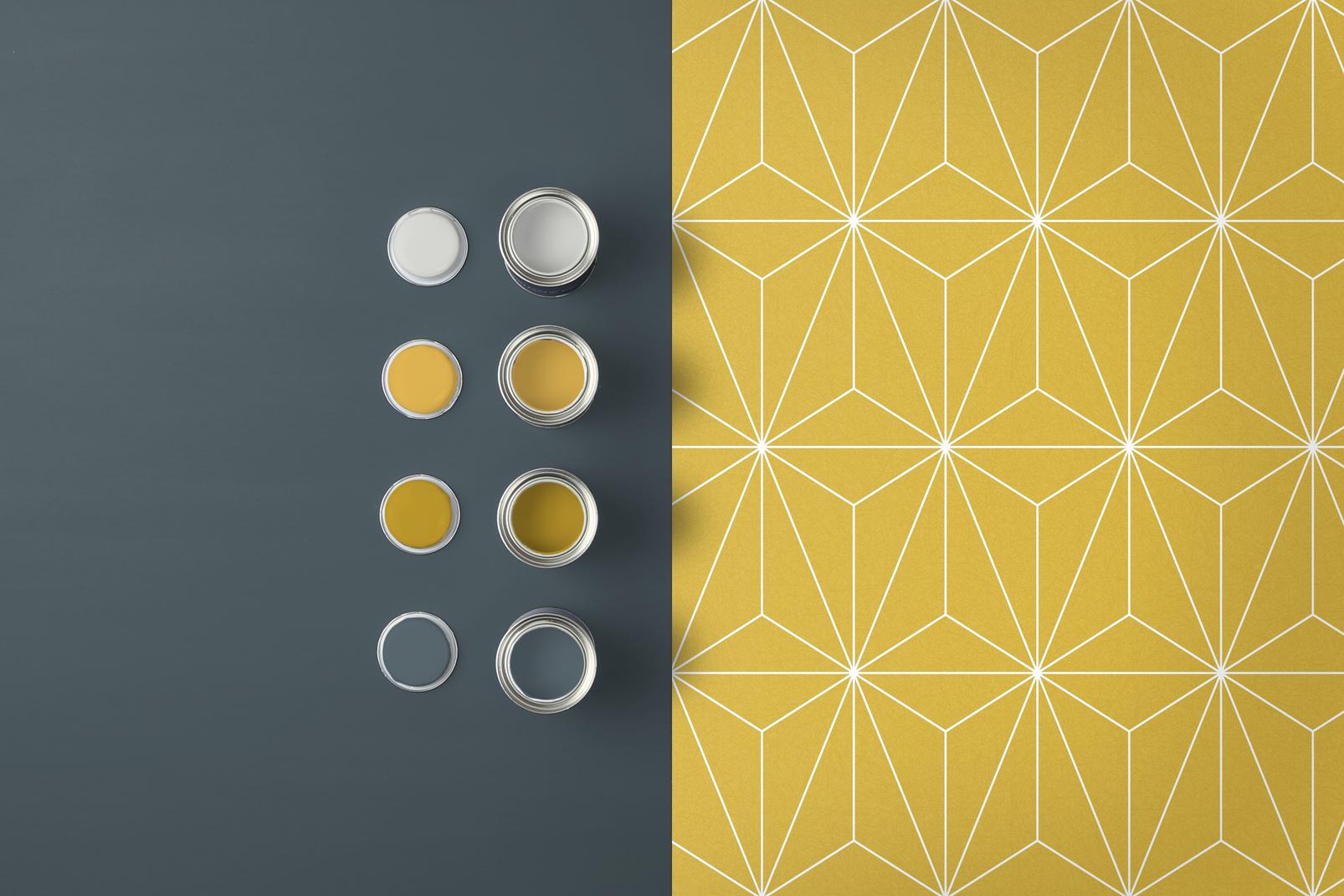 Prism Yellow Wallpaper