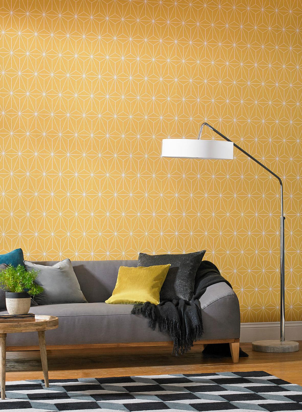 Prism Yellow Wallpaper