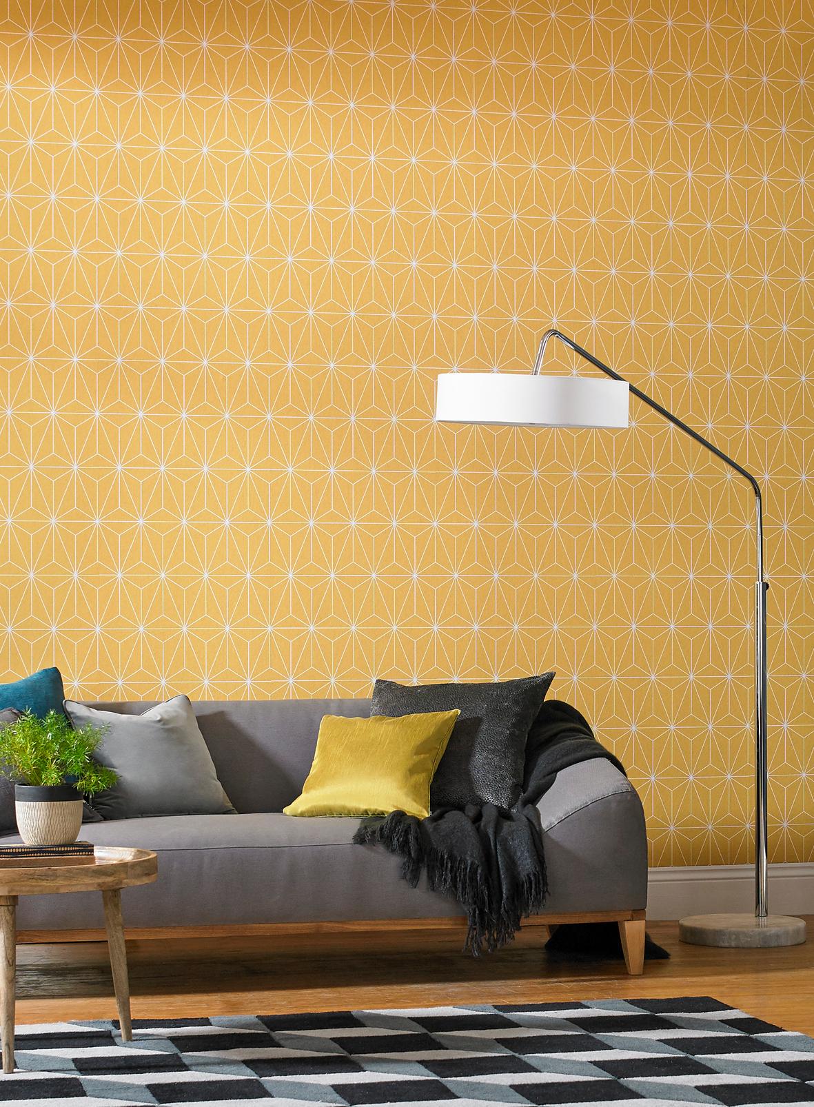 Prism Yellow Wallpaper