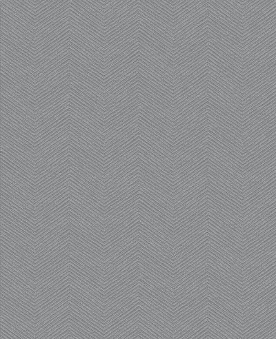 Chevron Texture Silver Wallpaper
