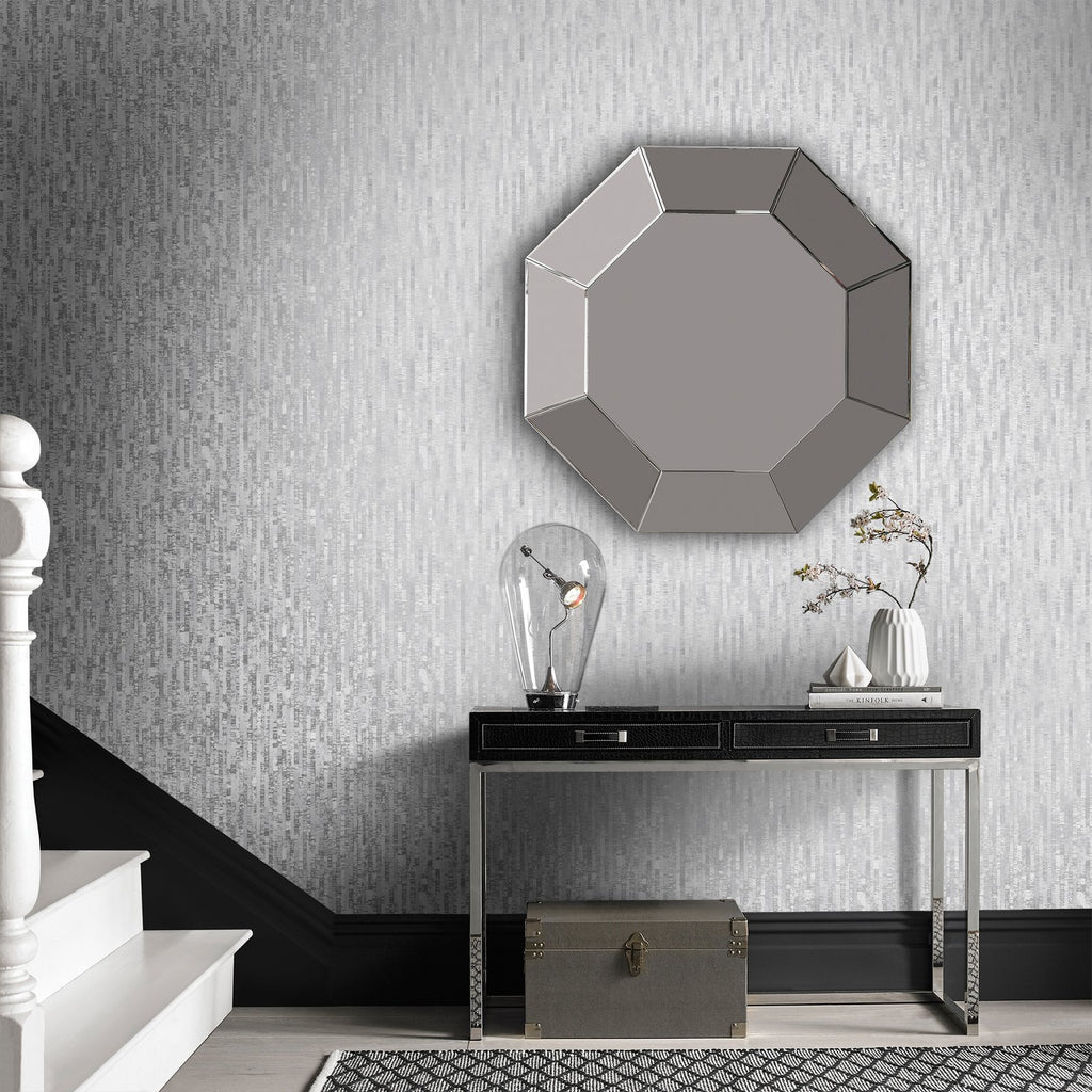 Betula Silver Wallpaper