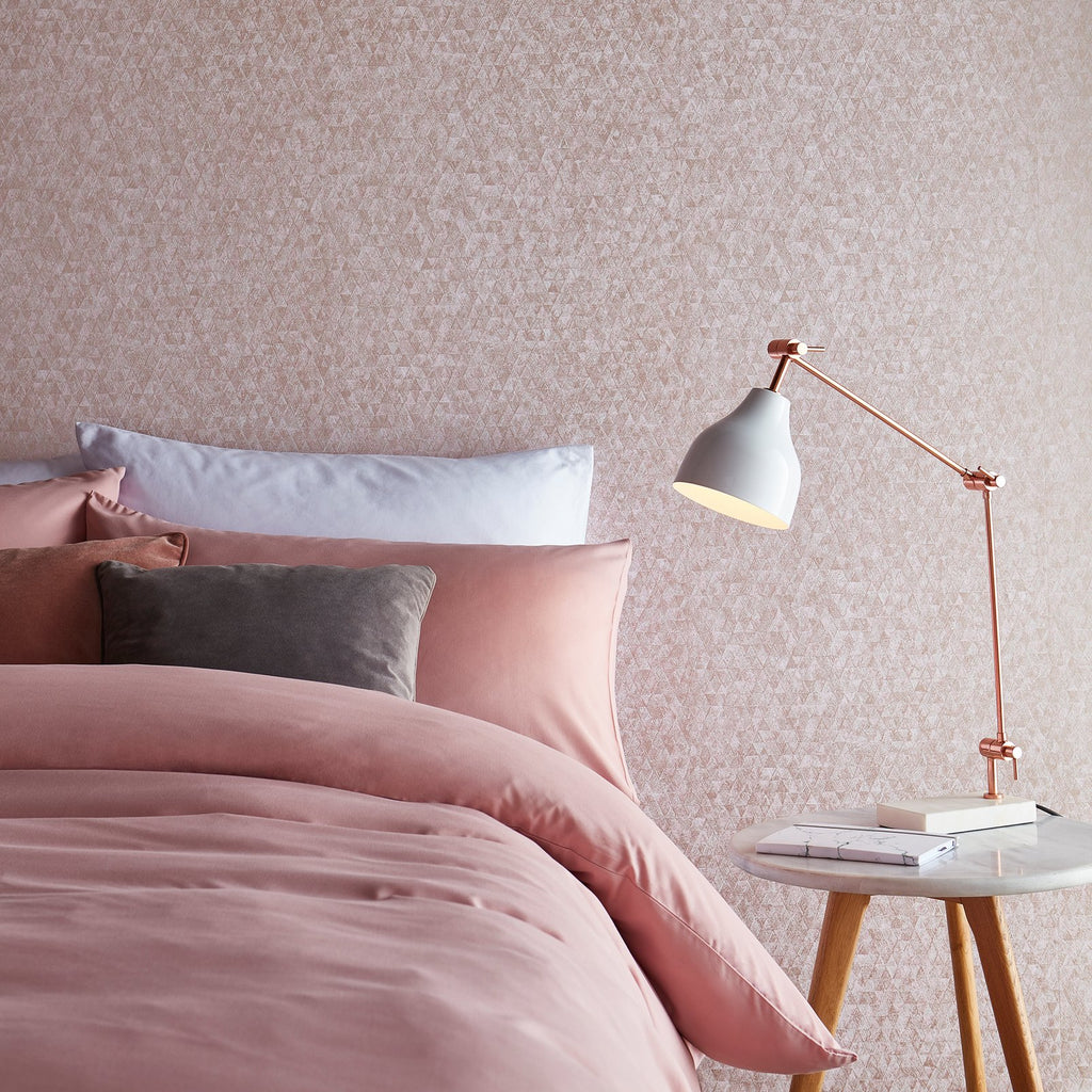 Trinity Soft Rose Gold Wallpaper