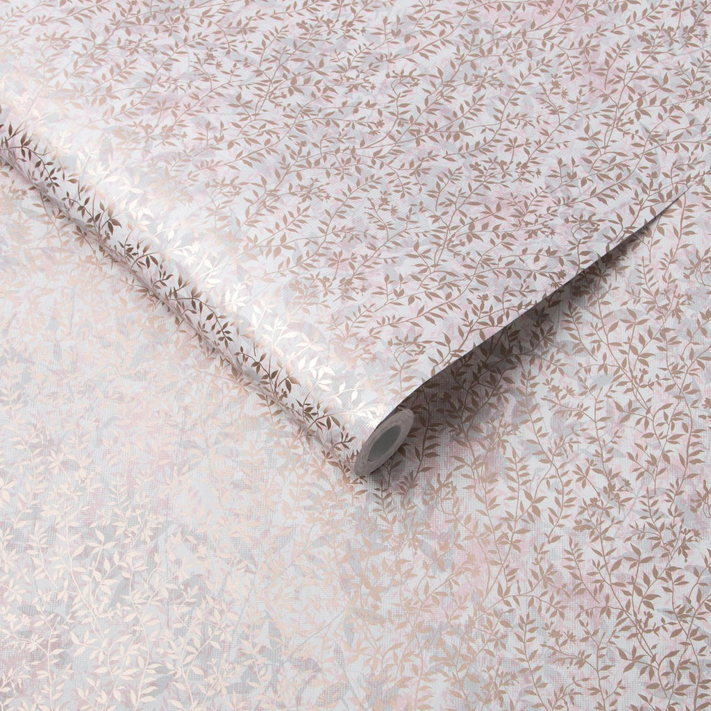 Botany Soft Rose Gold Wallpaper
