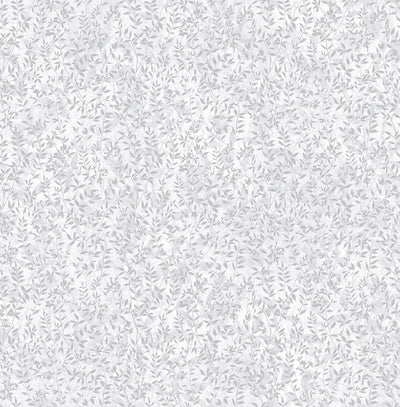 Botany Silver Wallpaper