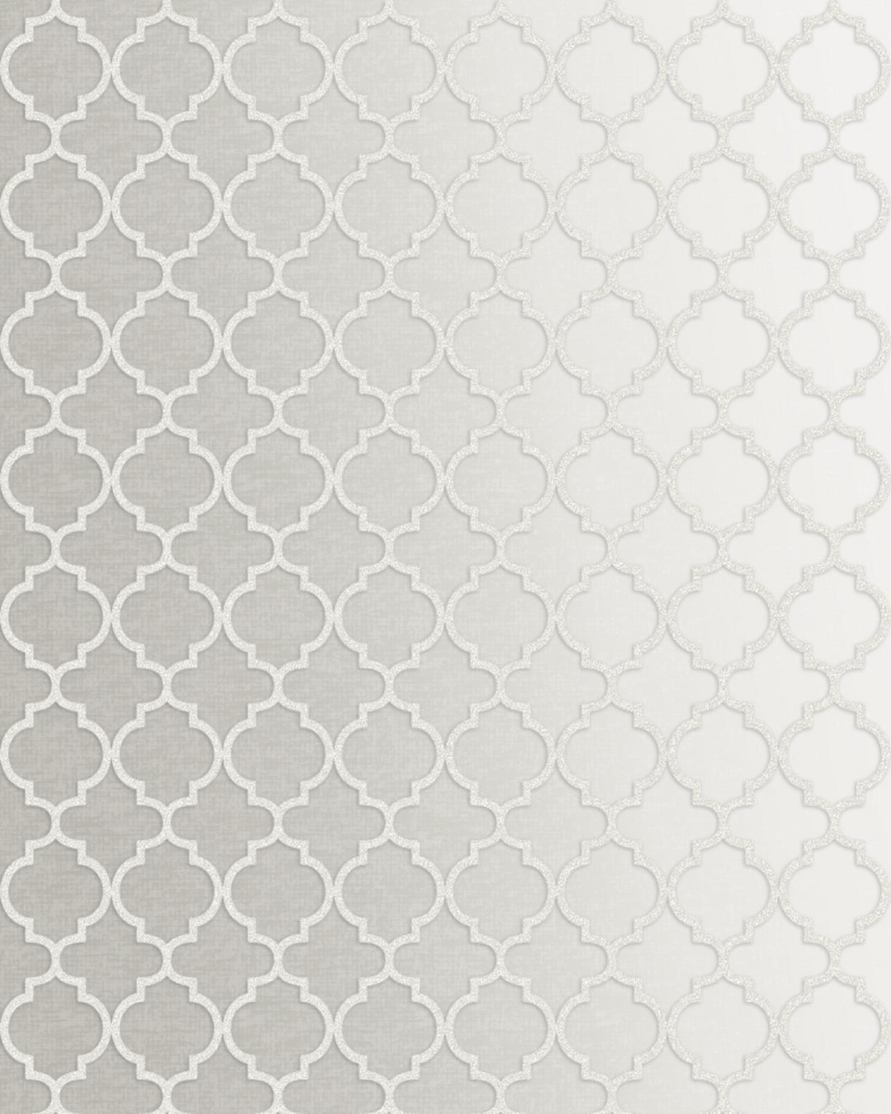Trelliage Bead Pearl Wallpaper