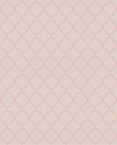 Trelliage Bead Rose Gold Wallpaper
