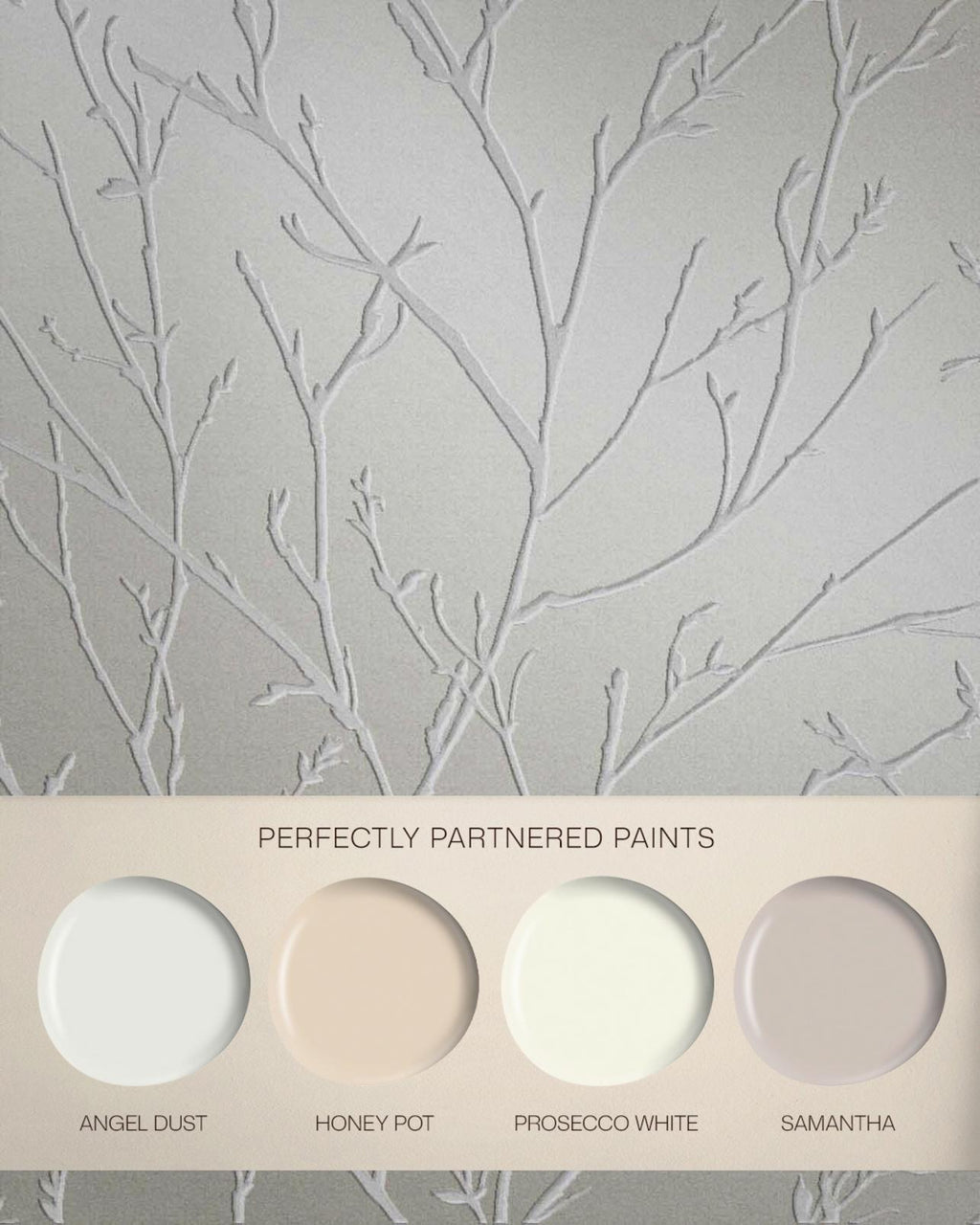 Woodland Pearl Wallpaper.