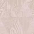 Geo Grain Blush & Rose Gold Wallpaper