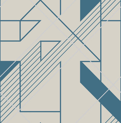 Graphic Cobalt Wallpaper