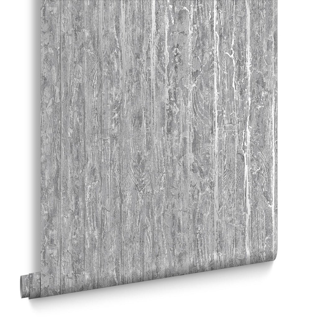 Grain Texture Ebony Wallpaper