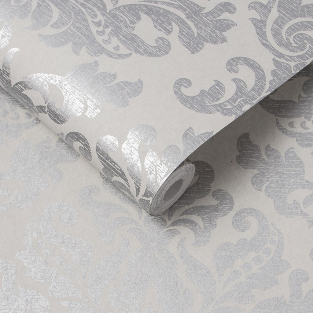 Antique Gris Wallpaper