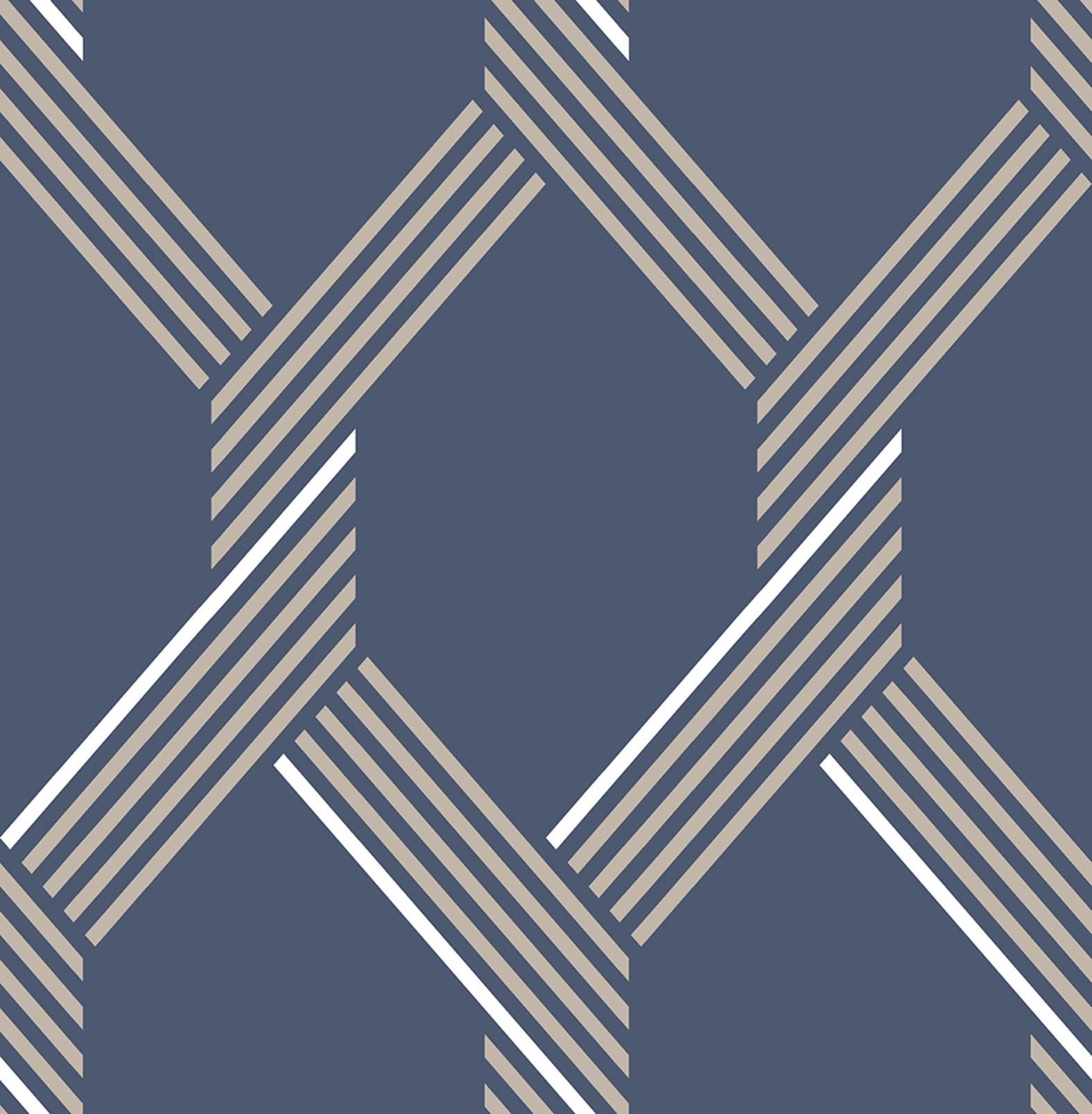 Vector Navy Gold Wallpaper