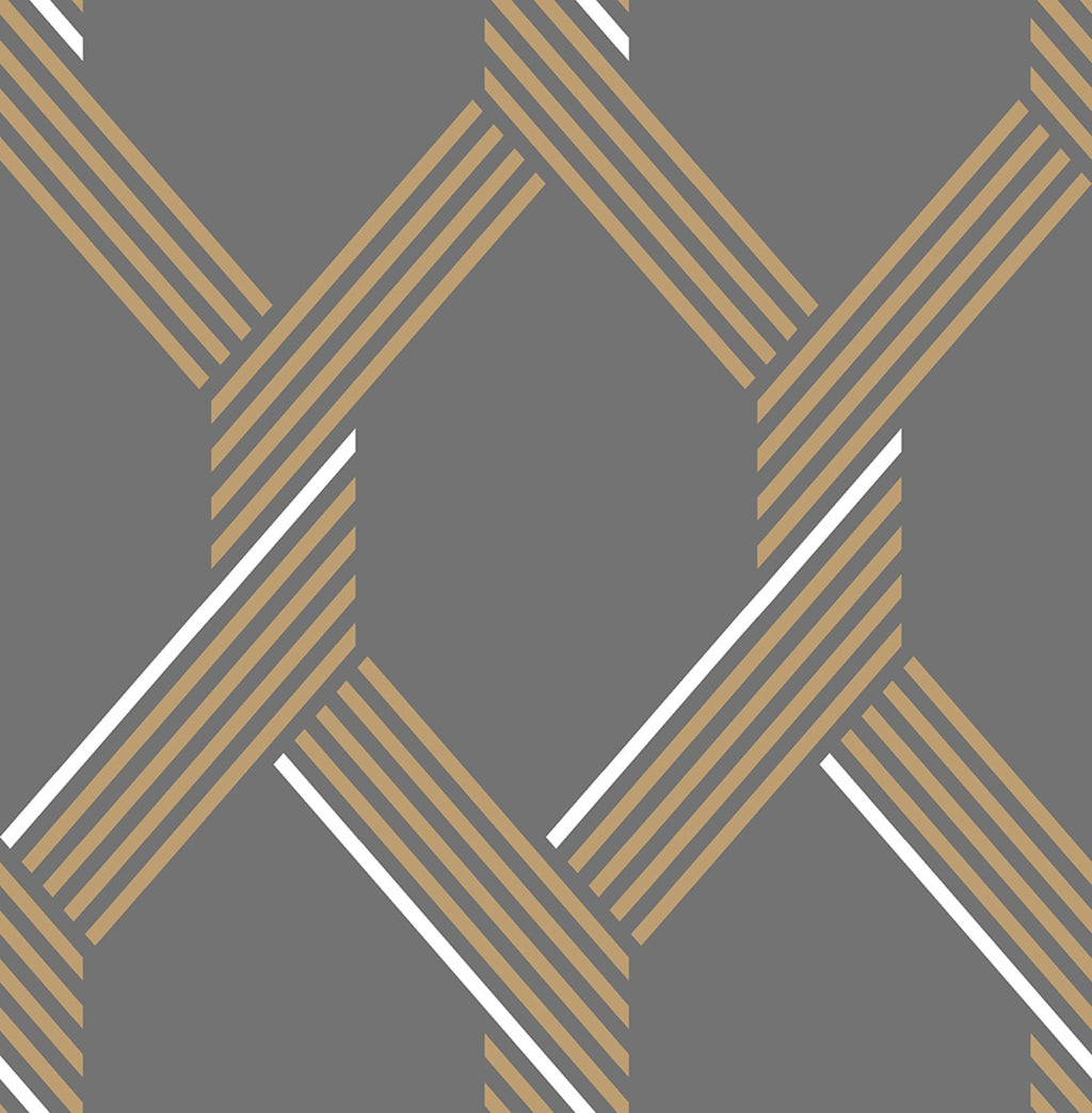 Vector Graphite Gold Wallpaper
