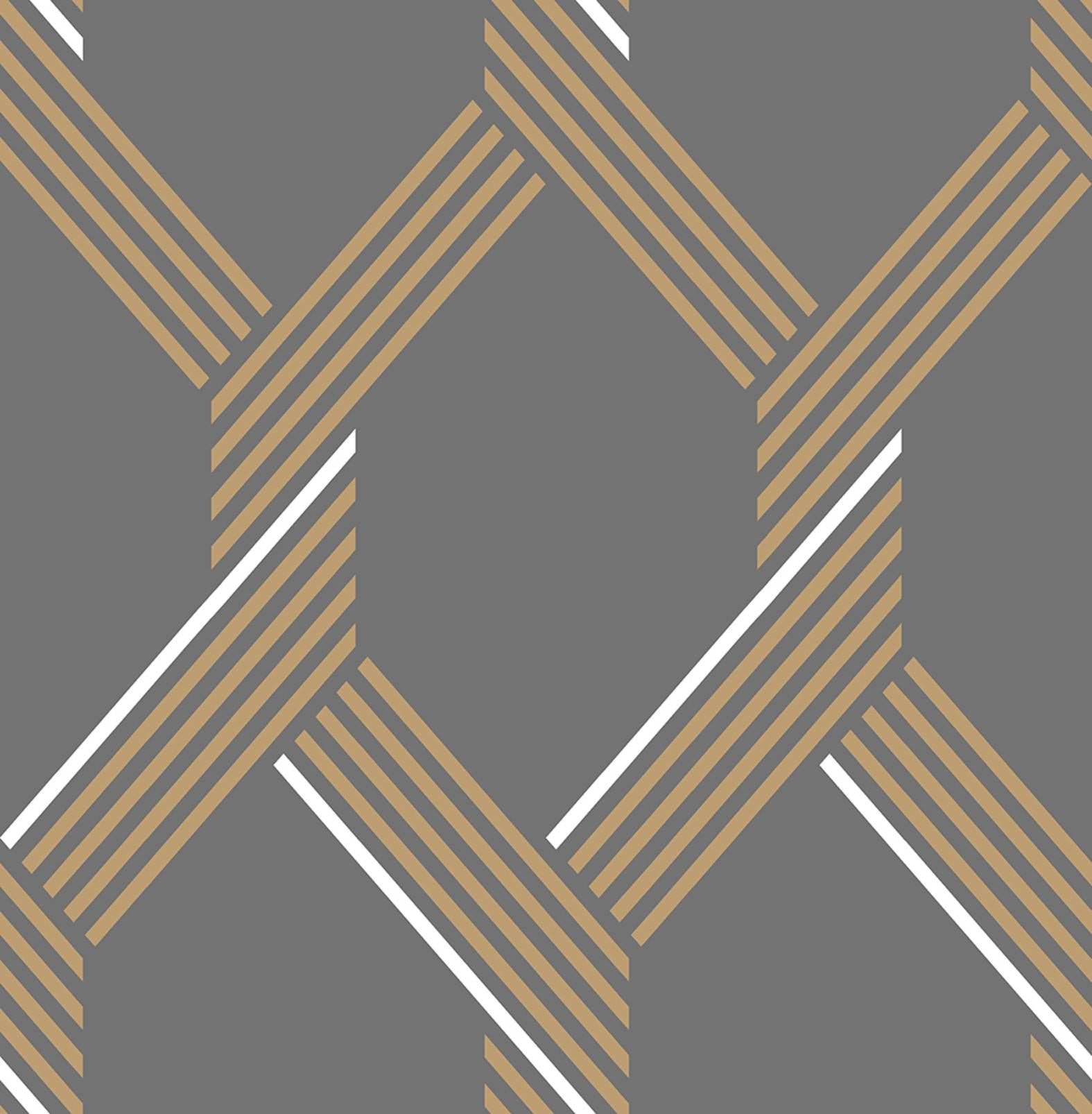 Vector Graphite Gold Wallpaper