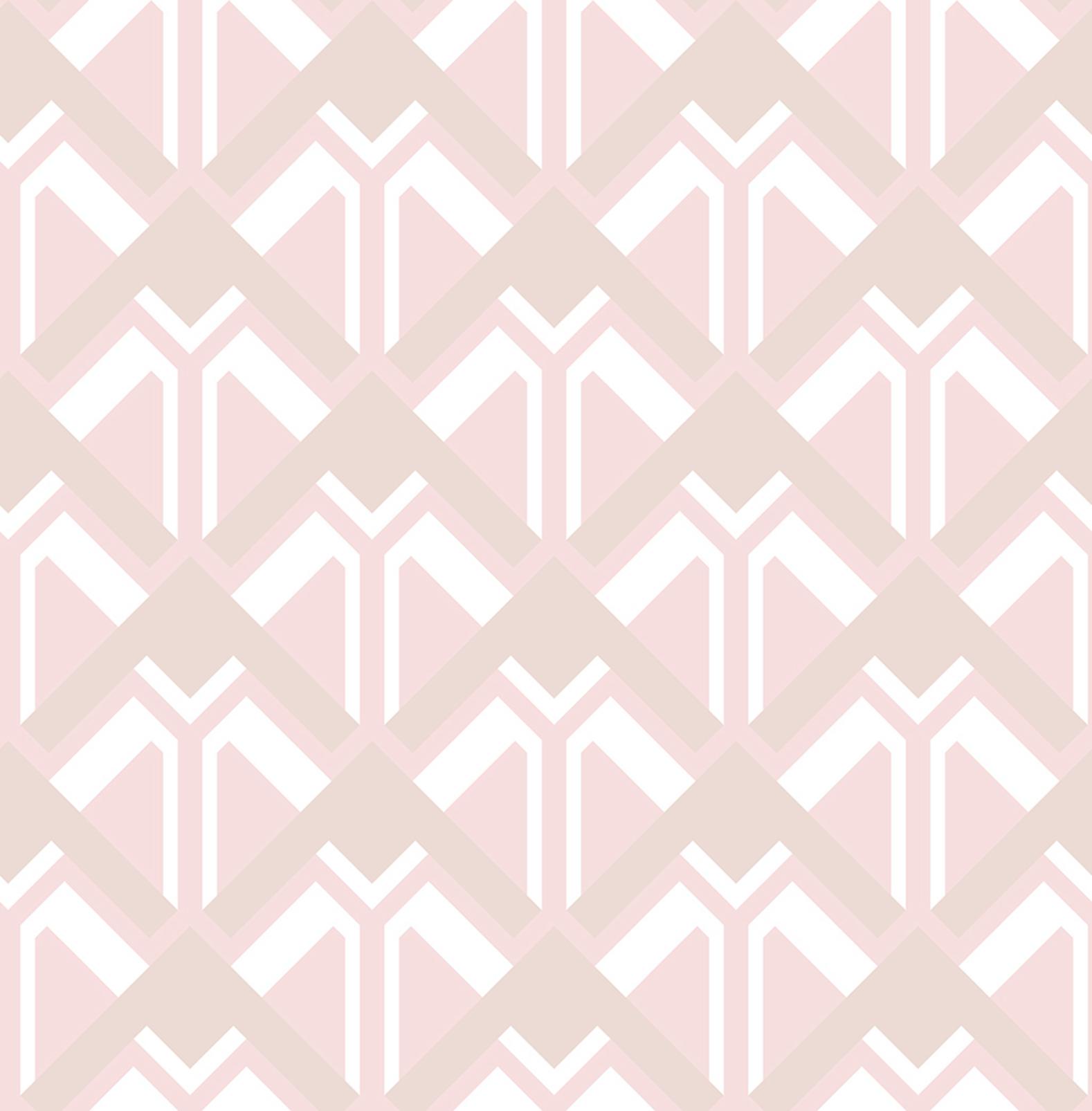 Beau Pink & Rose Gold Wallpaper