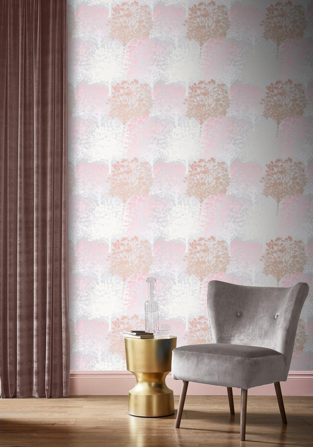 Grove Blush Wallpaper
