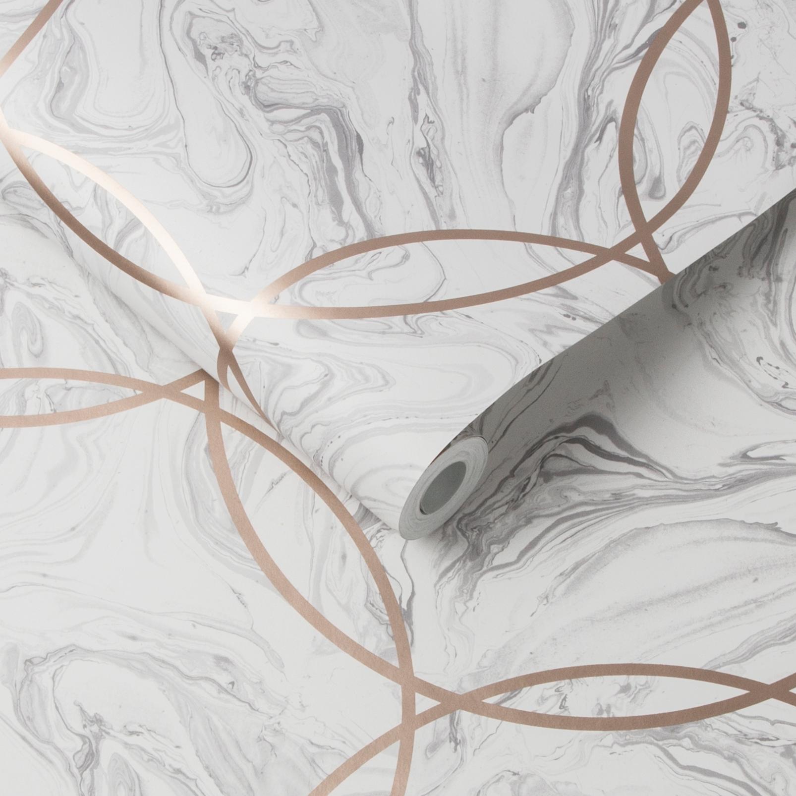 Aqueous Geo Stone Wallpaper