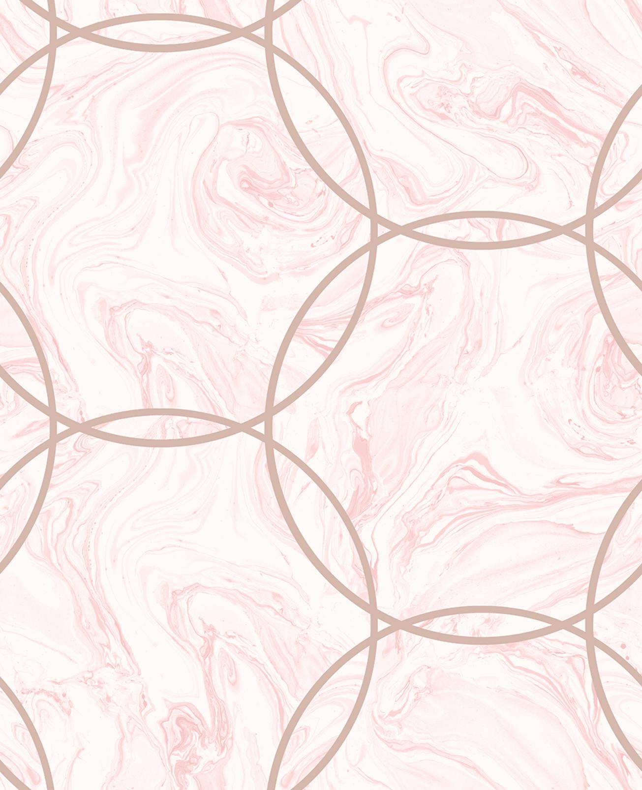 Aqueous Geo Quartz Wallpaper
