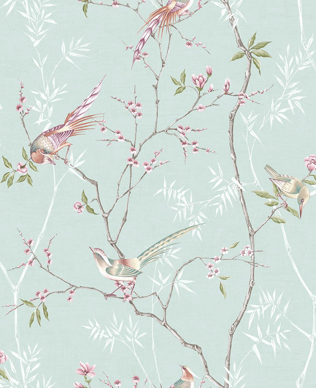 Tori Duck Egg Wallpaper