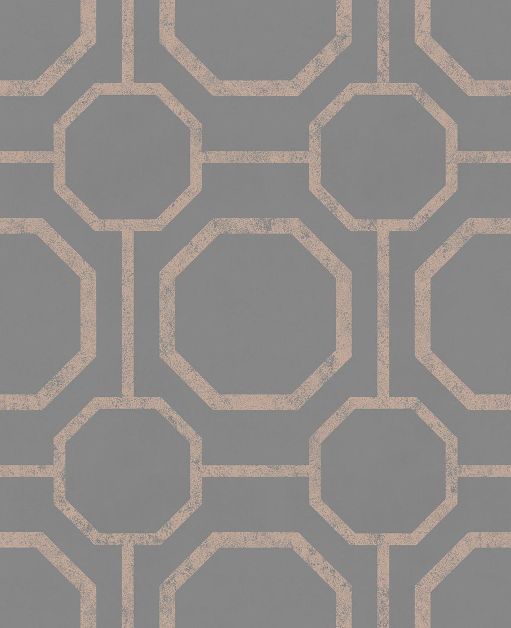 Sashiko Rose Gold Wallpaper