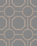 Sashiko Rose Gold Wallpaper