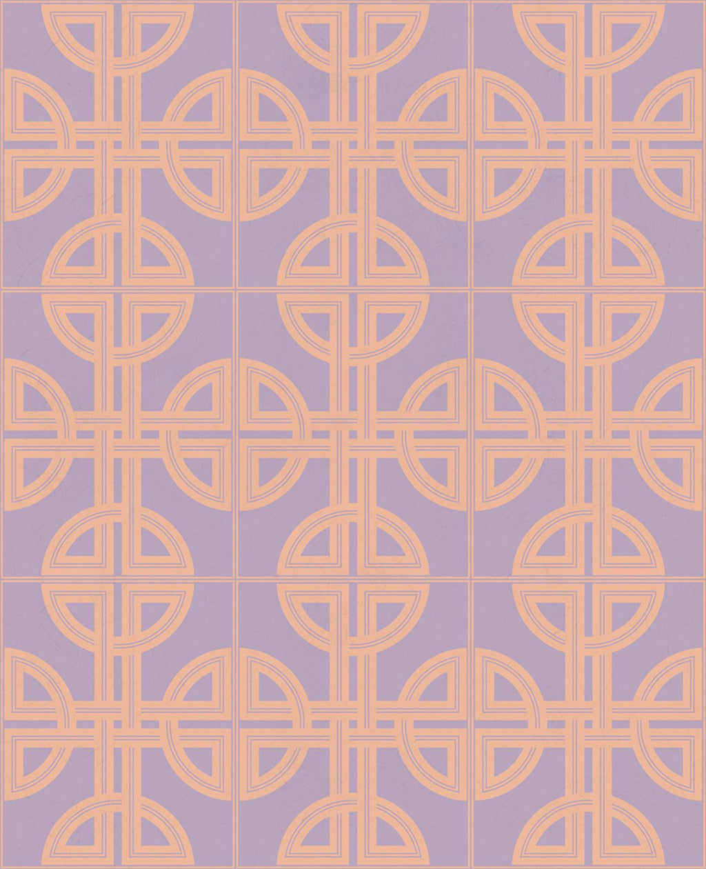 Asian Lattice Blush Wallpaper