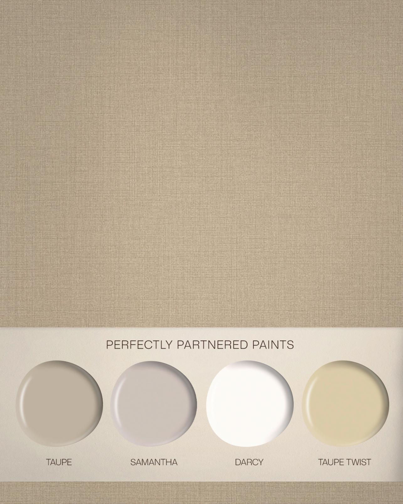 Linen Beige Wallpaper