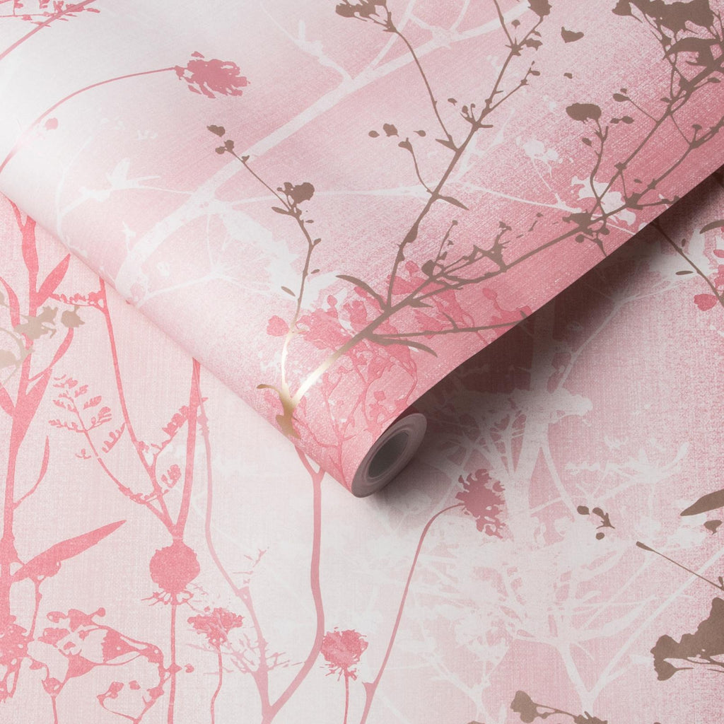 Wild Flower Coral Wallpaper