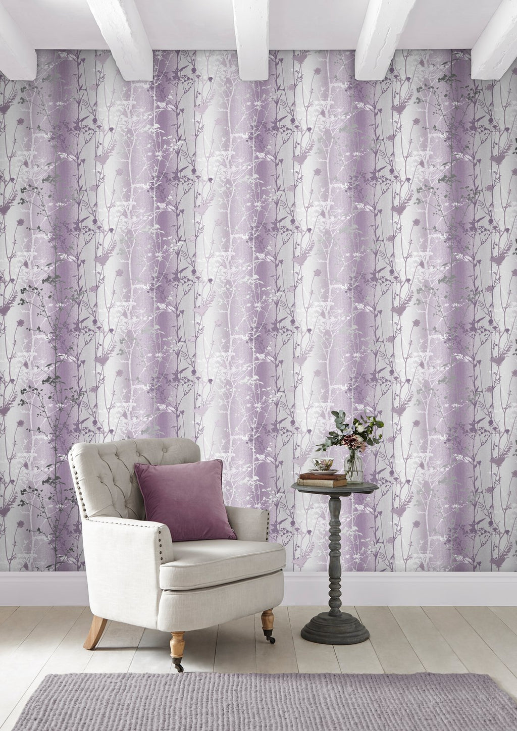 Wild Flower Plum Wallpaper
