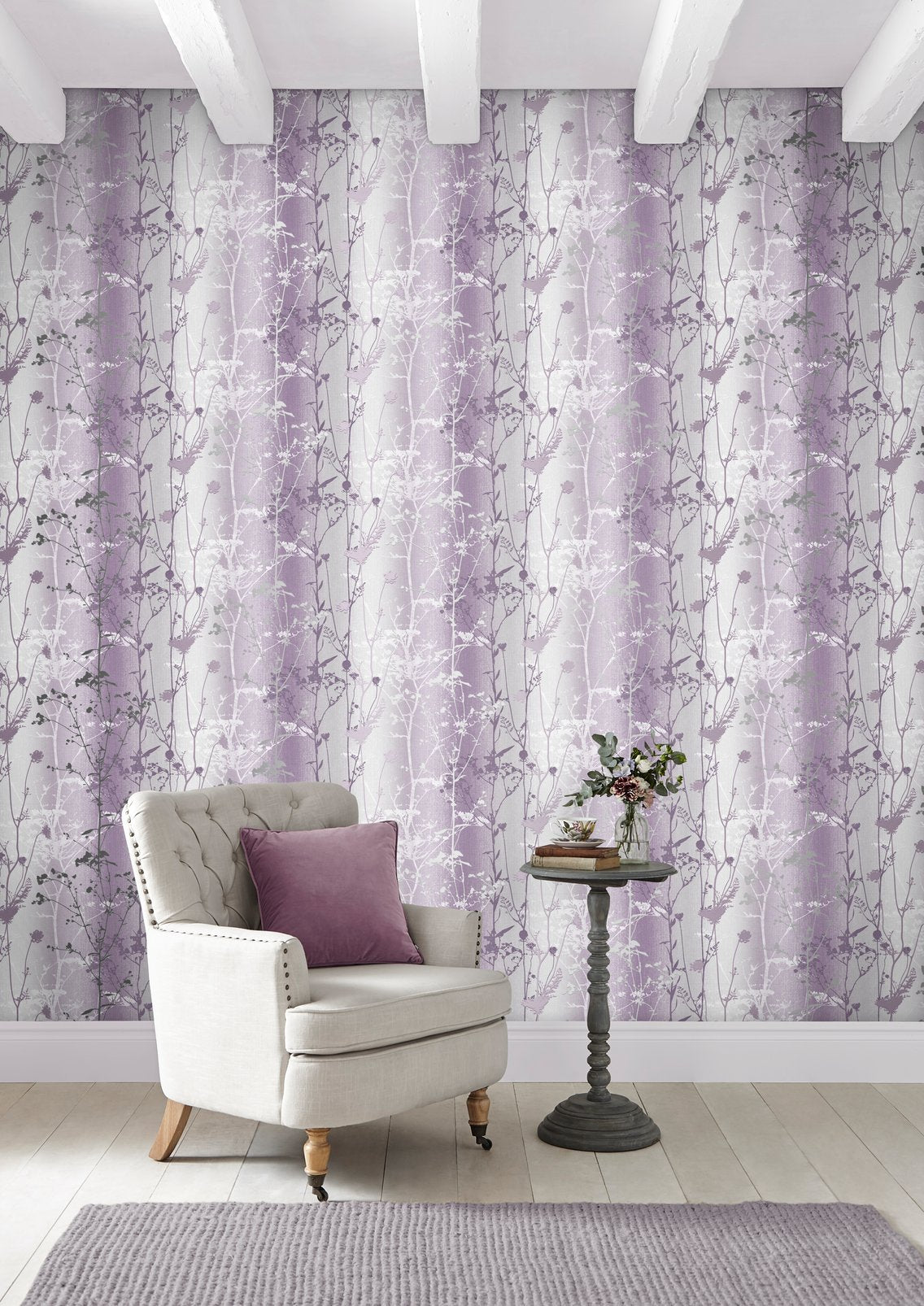Wild Flower Plum Wallpaper
