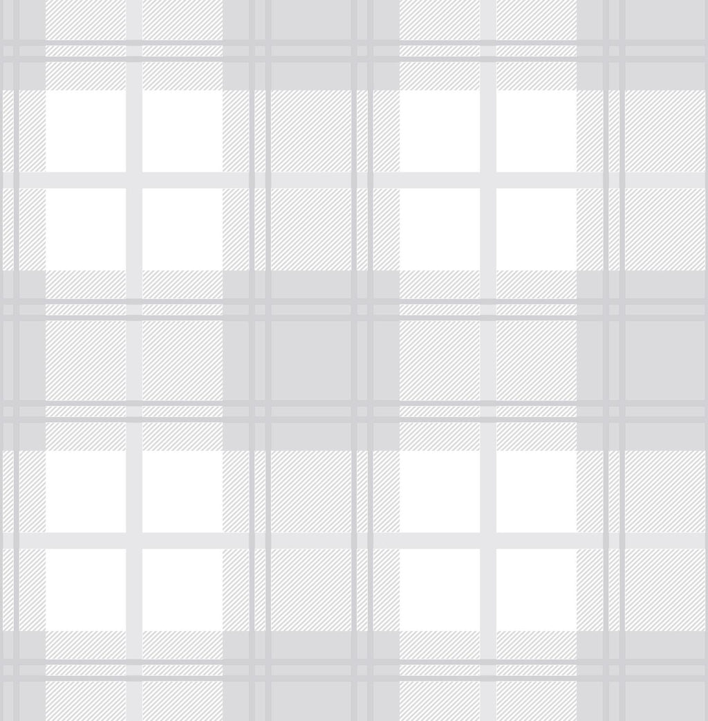 Tartan White Wallpaper